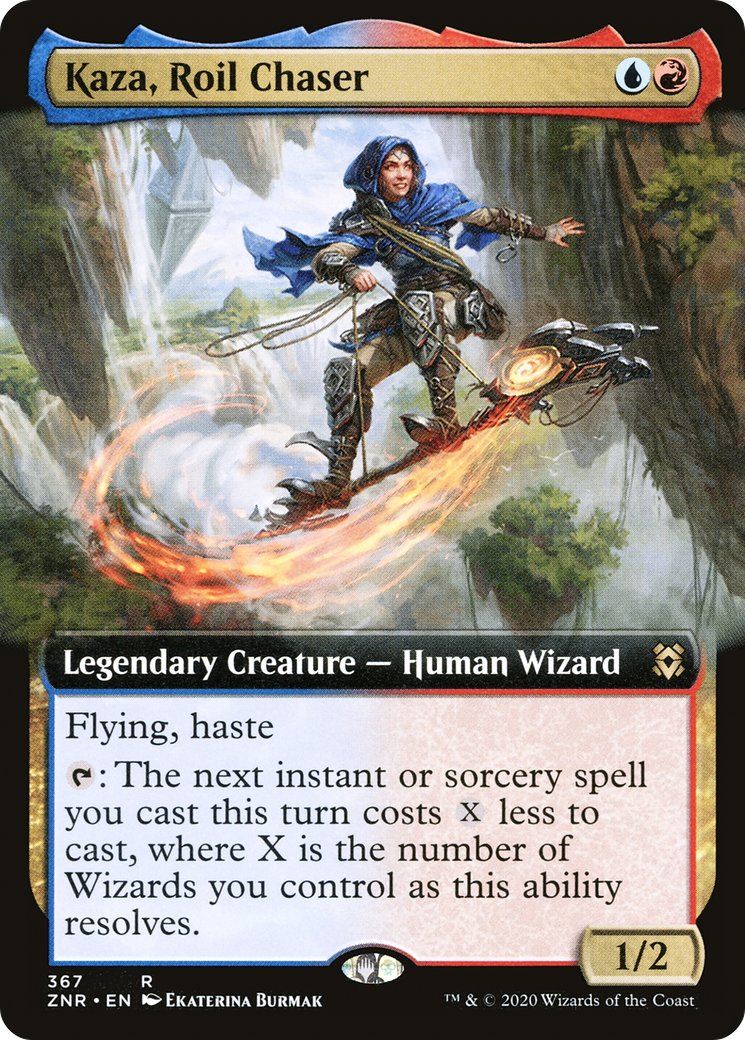 Kaza, Roil Chaser (ZNR-367) - Zendikar Rising: (Extended Art) - Premium MTG Single from Wizards of the Coast - Just $0.08! Shop now at Game Crave Tournament Store