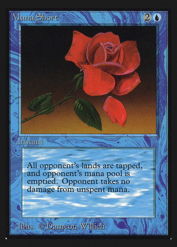 Mana Short (CEI-066) - Intl. Collectors' Edition - Premium MTG Single from Wizards of the Coast - Just $3.60! Shop now at Game Crave Tournament Store