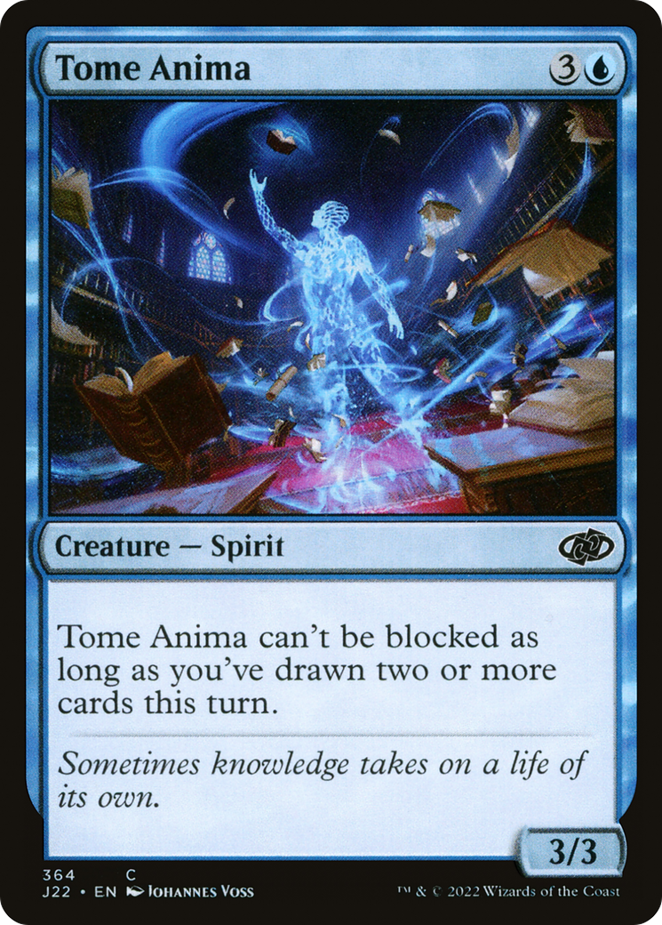 Tome Anima (J22-364) - Jumpstart 2022 - Premium MTG Single from Wizards of the Coast - Just $0.25! Shop now at Game Crave Tournament Store