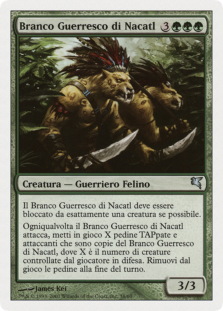 Nacatl War-Pride (PSAL-L38) - Salvat 2005 - Premium MTG Single from Wizards of the Coast - Just $0! Shop now at Game Crave Tournament Store