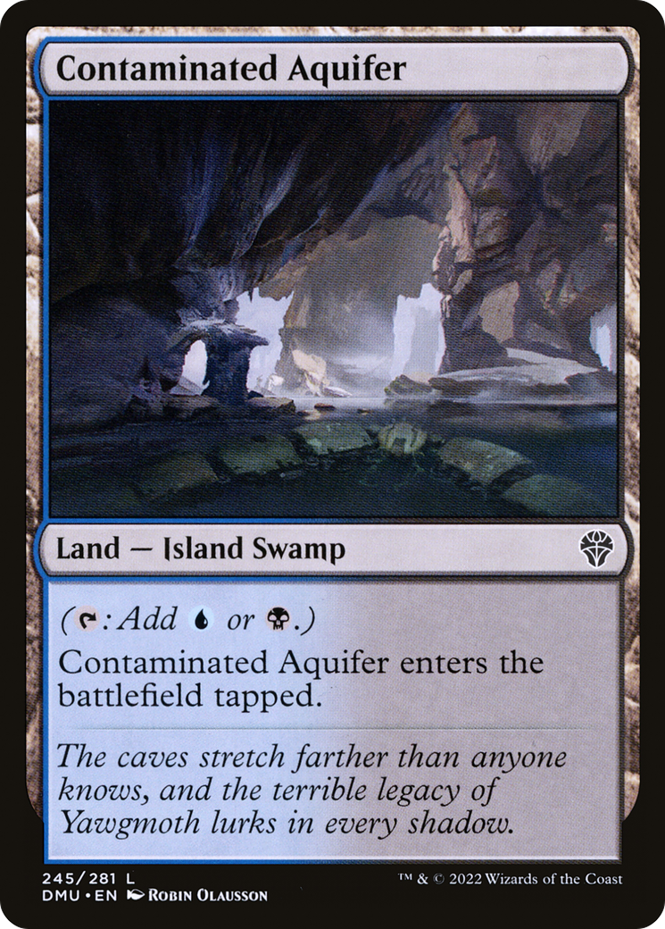 Contaminated Aquifer (DMU-245) - Dominaria United - Premium MTG Single from Wizards of the Coast - Just $0.10! Shop now at Game Crave Tournament Store