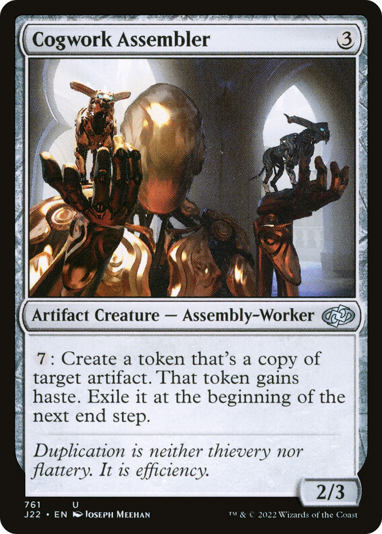 Cogwork Assembler (J22-761) - Jumpstart 2022 - Premium MTG Single from Wizards of the Coast - Just $0.25! Shop now at Game Crave Tournament Store