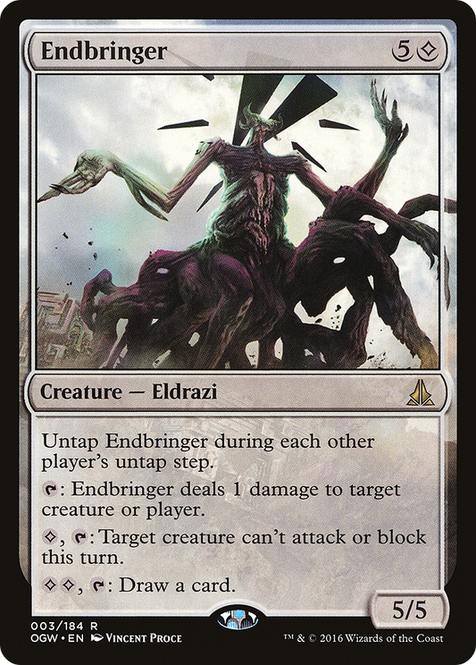 Endbringer (OGW-003) - Oath of the Gatewatch - Premium MTG Single from Wizards of the Coast - Just $0.09! Shop now at Game Crave Tournament Store