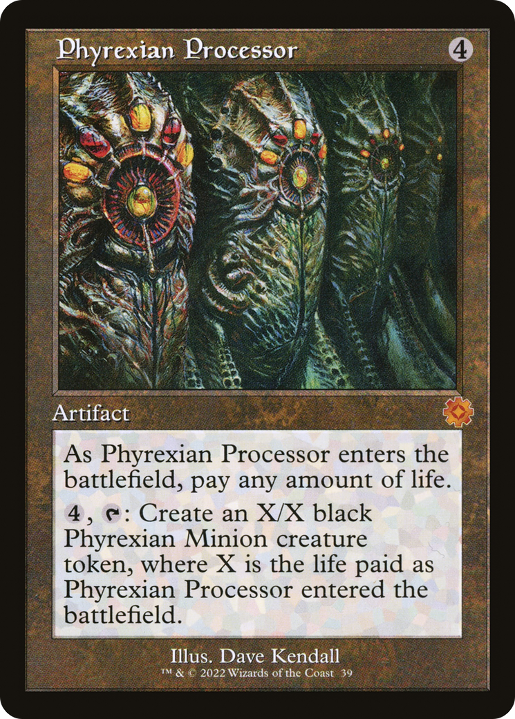 Phyrexian Processor (BRR-039) - The Brothers' War Retro Artifacts - Premium MTG Single from Wizards of the Coast - Just $0.09! Shop now at Game Crave Tournament Store