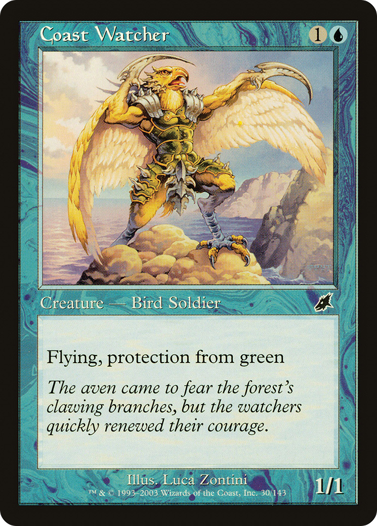 Coast Watcher (SCG-030) - Scourge - Premium MTG Single from Wizards of the Coast - Just $0.08! Shop now at Game Crave Tournament Store