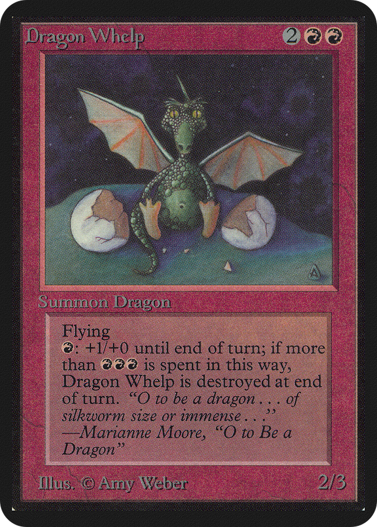 Dragon Whelp (LEA-141) - Limited Edition Alpha - Premium MTG Single from Wizards of the Coast - Just $31.20! Shop now at Game Crave Tournament Store