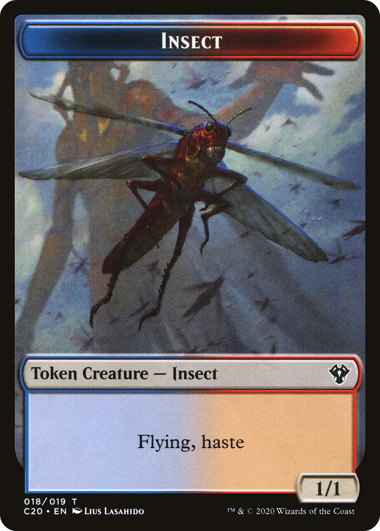 Insect (TC20-018) - Commander 2020 Tokens - Premium MTG Single from Wizards of the Coast - Just $0! Shop now at Game Crave Tournament Store