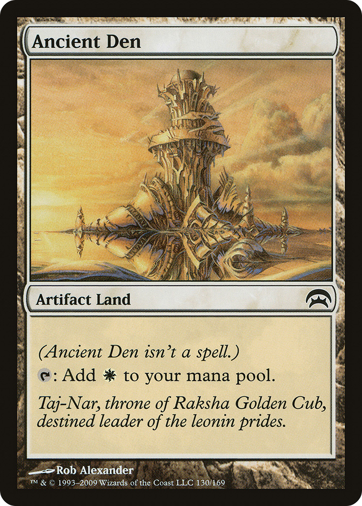 Ancient Den (HOP-130) - Planechase - Premium MTG Single from Wizards of the Coast - Just $1.20! Shop now at Game Crave Tournament Store