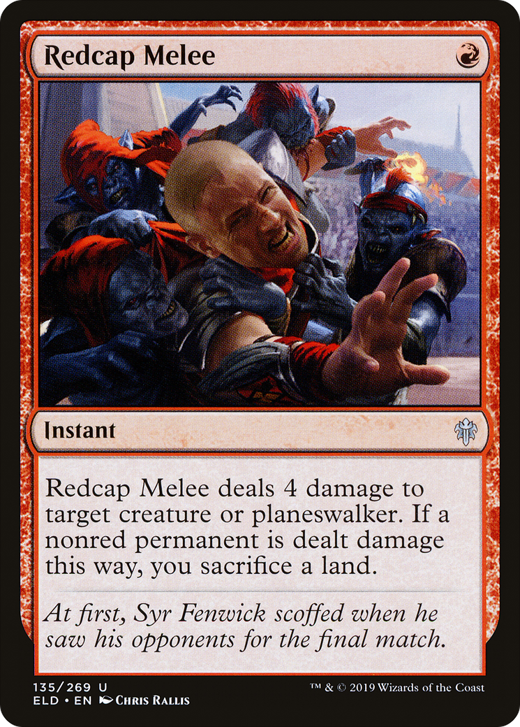 Redcap Melee (ELD-135) - Throne of Eldraine - Premium MTG Single from Wizards of the Coast - Just $0.25! Shop now at Game Crave Tournament Store