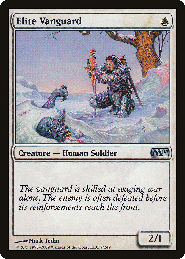Elite Vanguard (M10-009) - Magic 2010 - Premium MTG Single from Wizards of the Coast - Just $0.08! Shop now at Game Crave Tournament Store