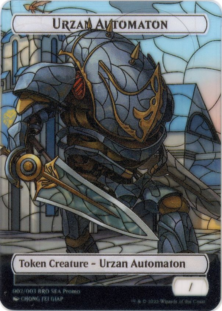 Urzan Automaton (PTBRO-002) - The Brothers' War Southeast Asia Tokens: (Full Art) - Premium MTG Single from Wizards of the Coast - Just $0! Shop now at Game Crave Tournament Store