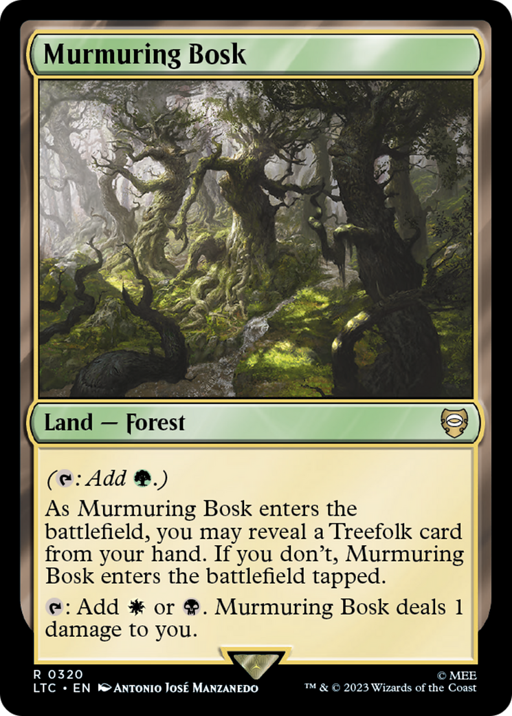 Murmuring Bosk (LTC-320) - Tales of Middle-earth Commander - Premium MTG Single from Wizards of the Coast - Just $0.08! Shop now at Game Crave Tournament Store