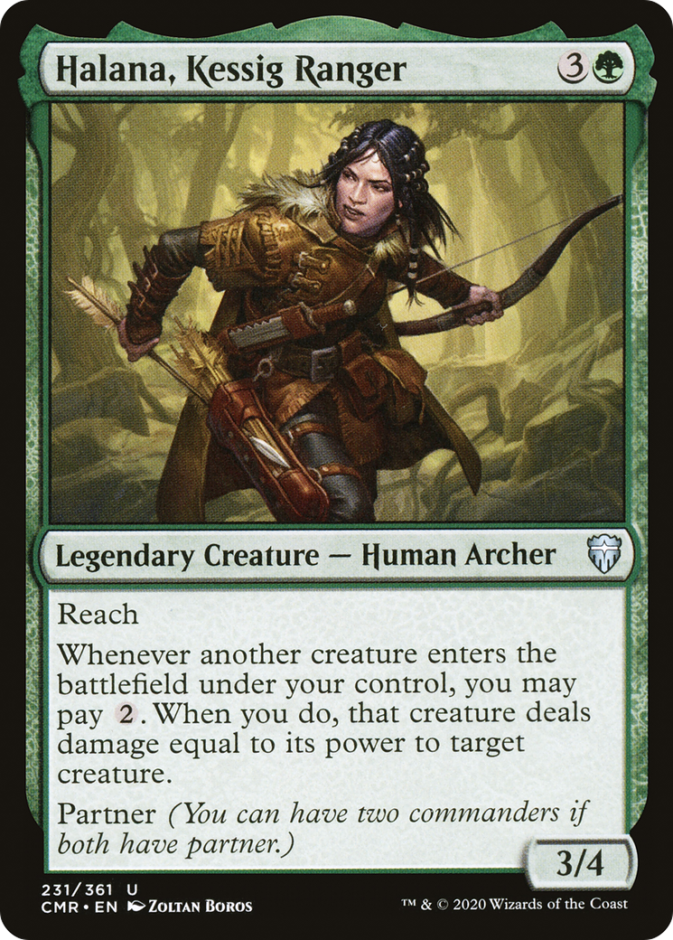 Halana, Kessig Ranger (CMR-231) - Commander Legends Foil - Premium MTG Single from Wizards of the Coast - Just $0.08! Shop now at Game Crave Tournament Store