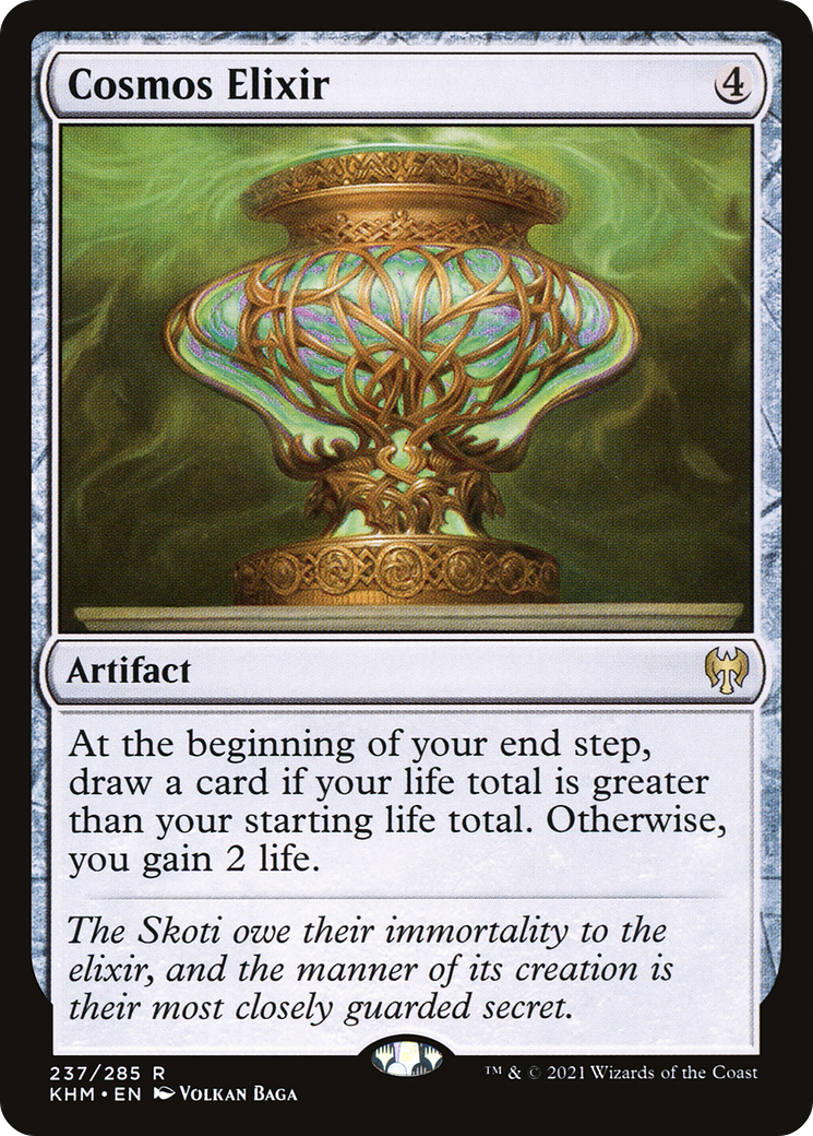 Cosmos Elixir (KHM-237) - Kaldheim Foil - Premium MTG Single from Wizards of the Coast - Just $0.56! Shop now at Game Crave Tournament Store