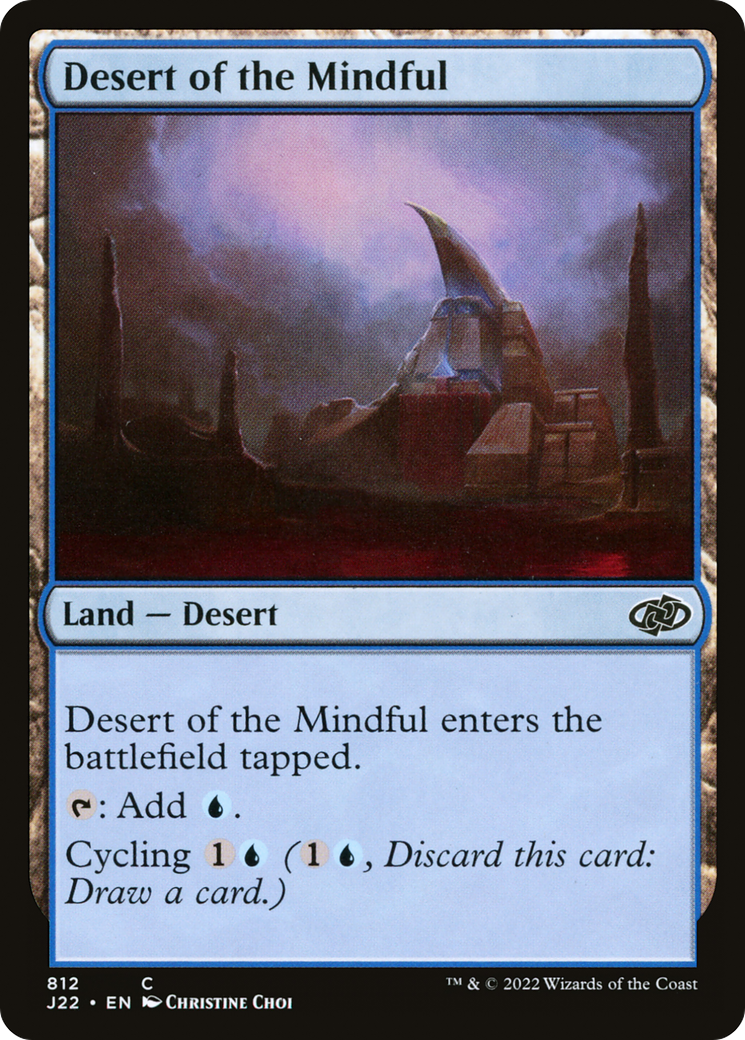 Desert of the Mindful (J22-812) - Jumpstart 2022 - Premium MTG Single from Wizards of the Coast - Just $0.08! Shop now at Game Crave Tournament Store