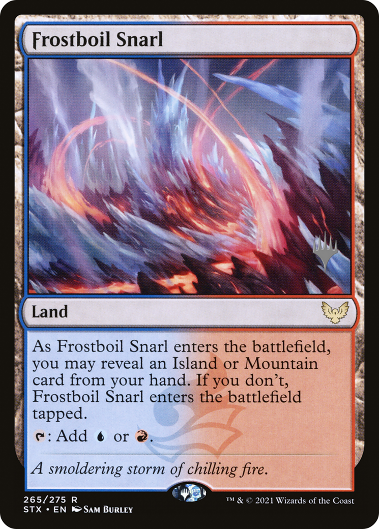 Frostboil Snarl (PSTX-265P) - Strixhaven: School of Mages Promos - Premium MTG Single from Wizards of the Coast - Just $0.23! Shop now at Game Crave Tournament Store