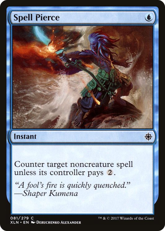 Spell Pierce (XLN-081) - Ixalan - Premium MTG Single from Wizards of the Coast - Just $0.08! Shop now at Game Crave Tournament Store