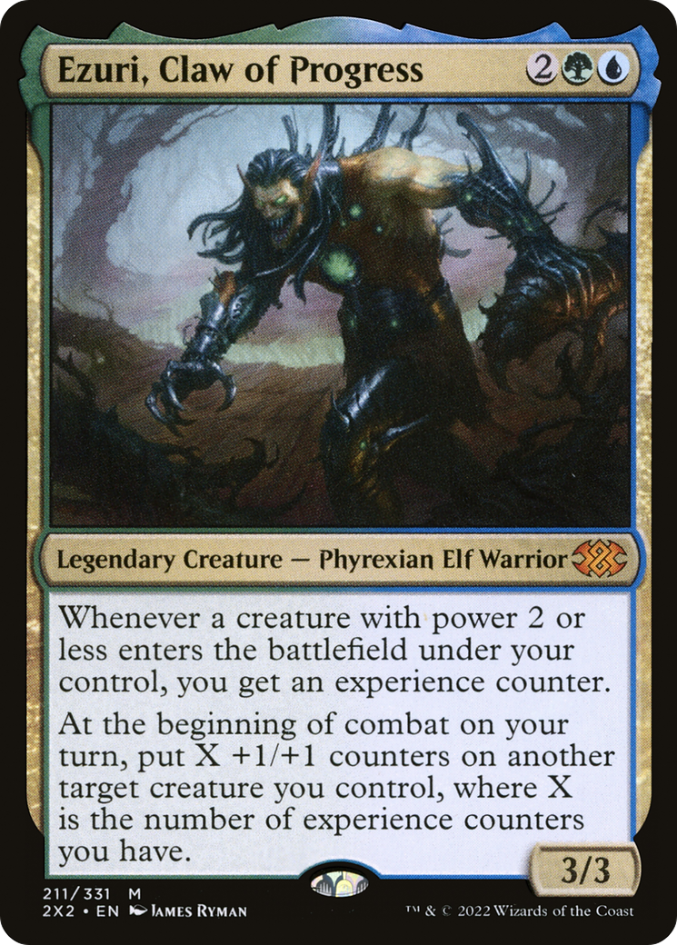 Ezuri, Claw of Progress (2X2-211) - Double Masters 2022 - Premium MTG Single from Wizards of the Coast - Just $0.43! Shop now at Game Crave Tournament Store
