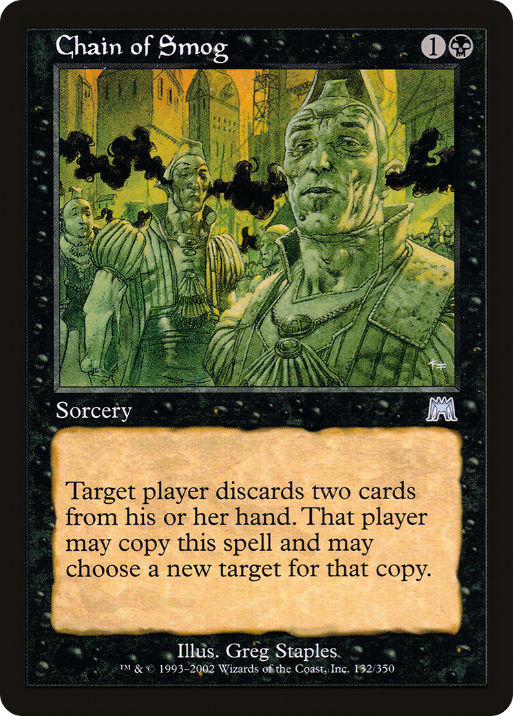 Chain of Smog (ONS-132) - Onslaught Foil - Premium MTG Single from Wizards of the Coast - Just $14.27! Shop now at Game Crave Tournament Store