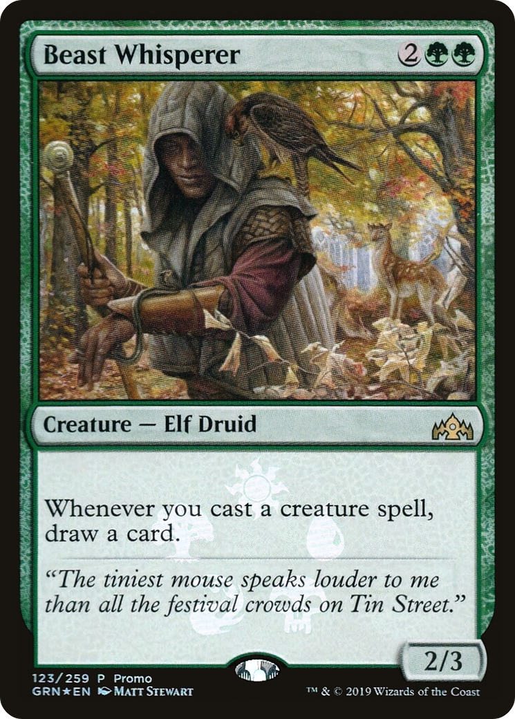 Beast Whisperer (PRES-123) - Resale Promos Foil - Premium MTG Single from Wizards of the Coast - Just $0.50! Shop now at Game Crave Tournament Store