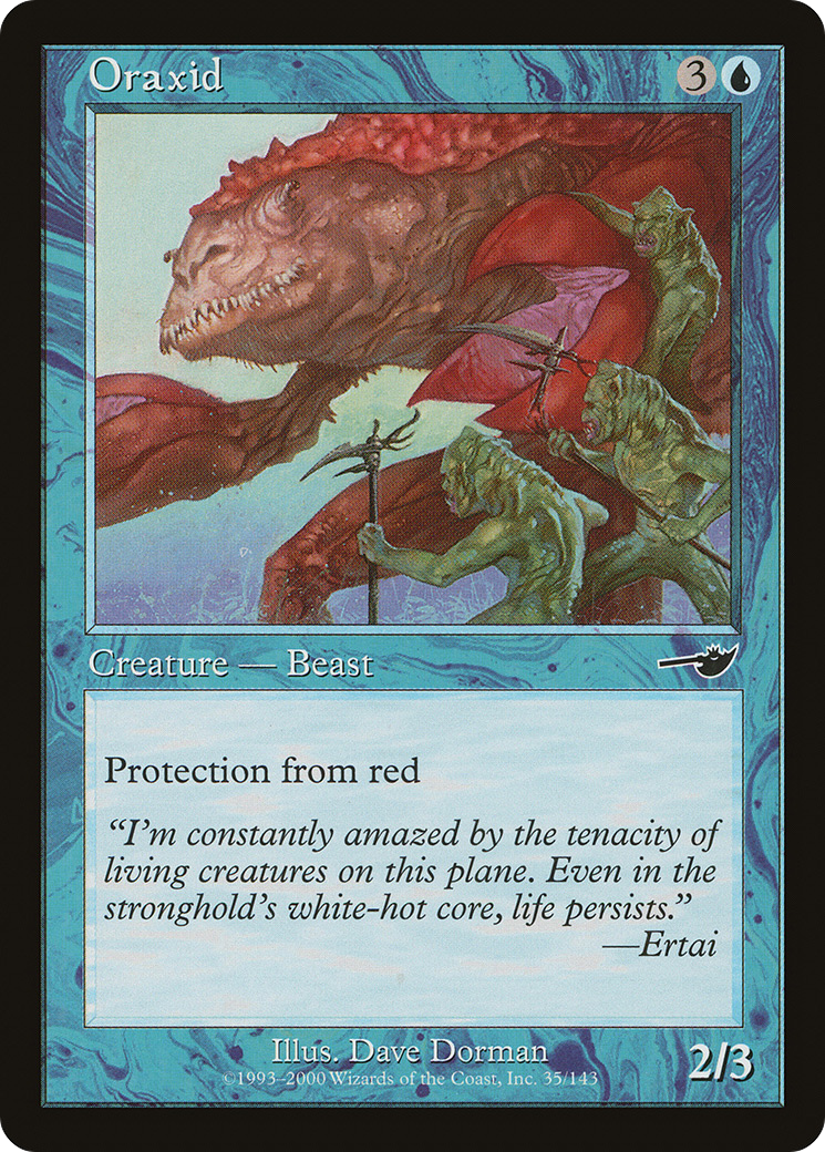 Oraxid (NEM-035) - Nemesis - Premium MTG Single from Wizards of the Coast - Just $0.08! Shop now at Game Crave Tournament Store
