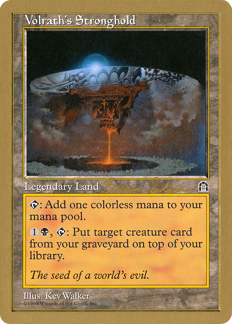 Volrath's Stronghold (WC98-BS143) - World Championship Decks 1998 - Premium MTG Single from Wizards of the Coast - Just $16.41! Shop now at Game Crave Tournament Store