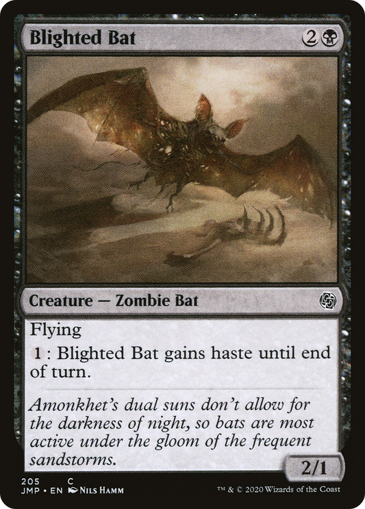 Blighted Bat (JMP-205) - Jumpstart - Premium MTG Single from Wizards of the Coast - Just $0.25! Shop now at Game Crave Tournament Store