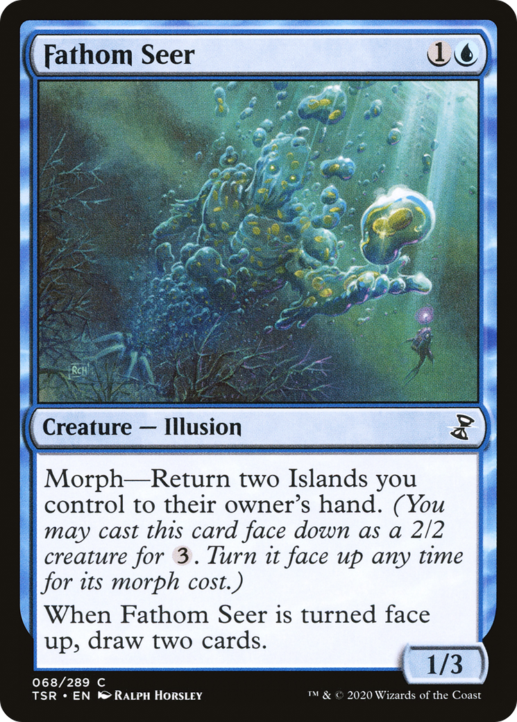 Fathom Seer (TSR-068) - Time Spiral Remastered - Premium MTG Single from Wizards of the Coast - Just $0.25! Shop now at Game Crave Tournament Store