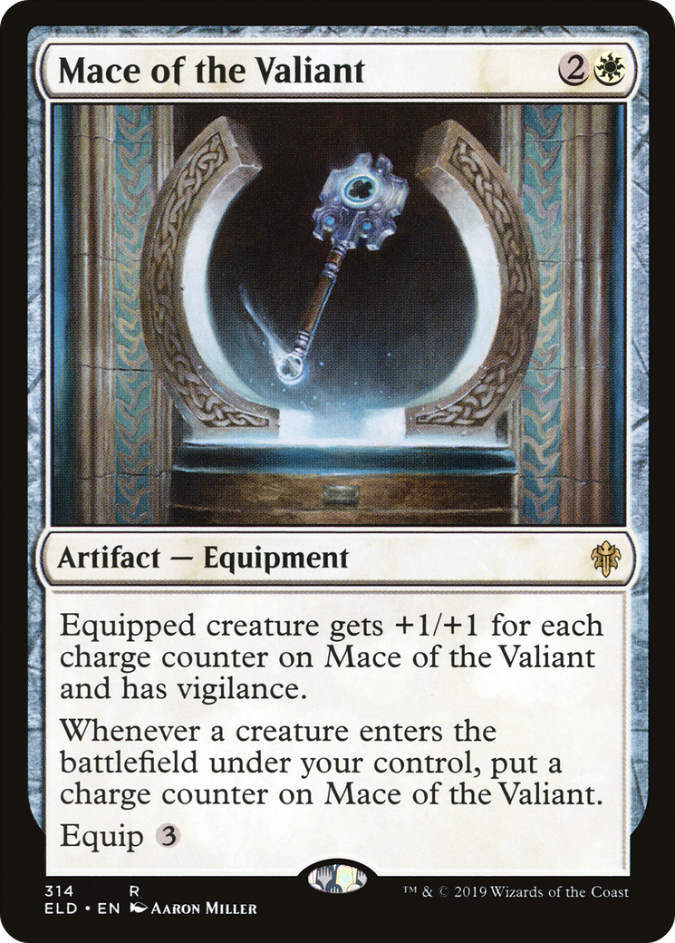 Mace of the Valiant (ELD-314) - Throne of Eldraine - Premium MTG Single from Wizards of the Coast - Just $0.25! Shop now at Game Crave Tournament Store