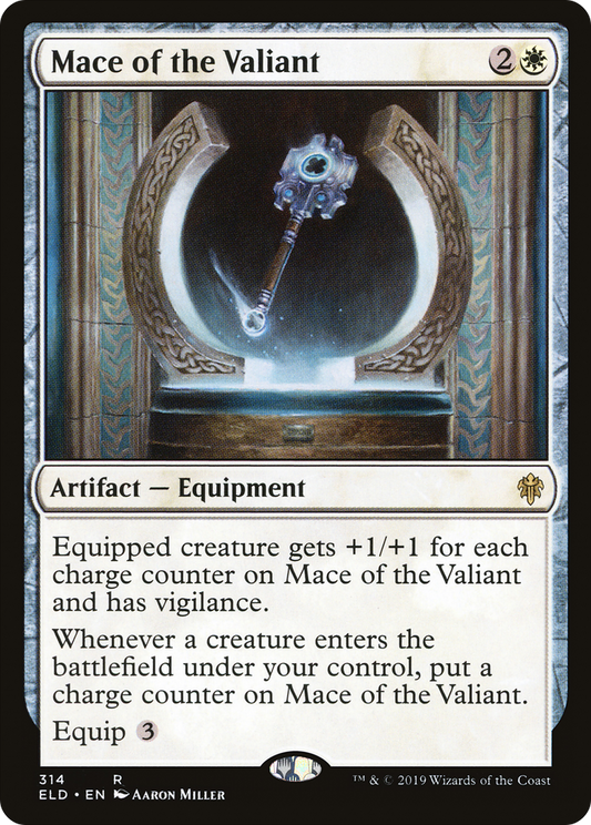 Mace of the Valiant (ELD-314) - Throne of Eldraine - Premium MTG Single from Wizards of the Coast - Just $0.25! Shop now at Game Crave Tournament Store