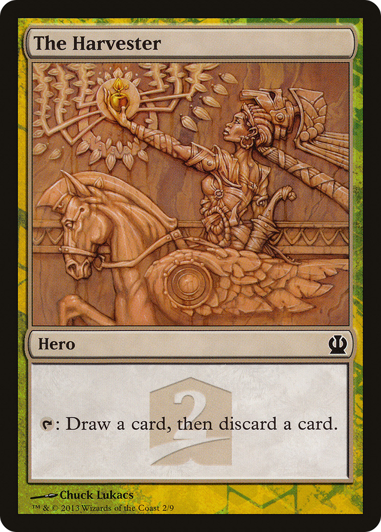 The Harvester (THP1-002) - Theros Hero's Path - Premium MTG Single from Wizards of the Coast - Just $0.25! Shop now at Game Crave Tournament Store