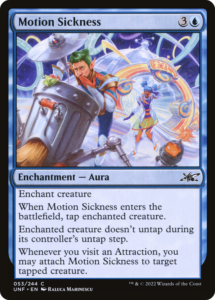 Motion Sickness (UNF-053) - Unfinity - Premium MTG Single from Wizards of the Coast - Just $0.08! Shop now at Game Crave Tournament Store