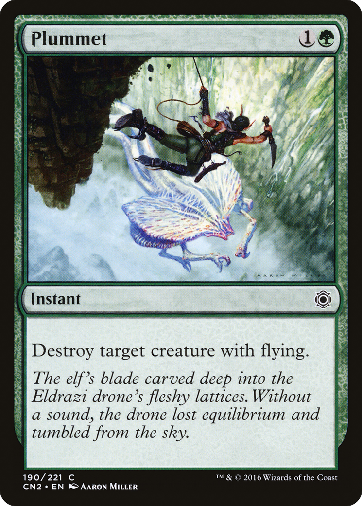 Plummet (CN2-190) - Conspiracy: Take the Crown - Premium MTG Single from Wizards of the Coast - Just $0.25! Shop now at Game Crave Tournament Store