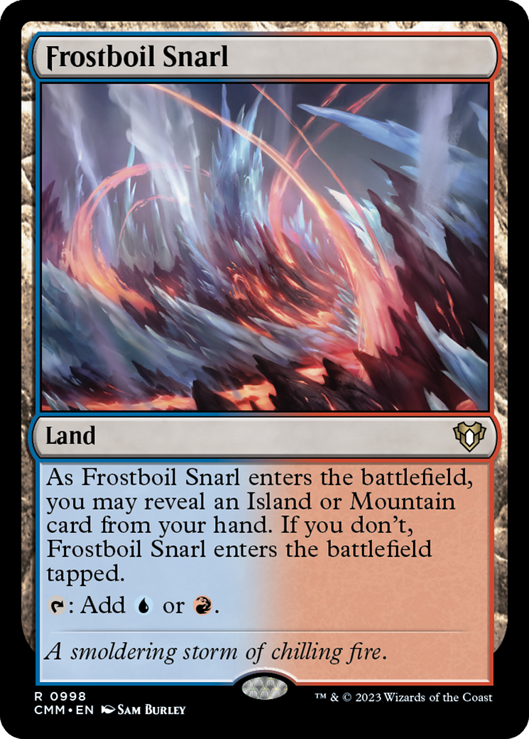 Frostboil Snarl (CMM-998) - Commander Masters - Premium MTG Single from Wizards of the Coast - Just $0.08! Shop now at Game Crave Tournament Store