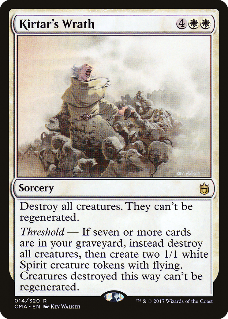 Kirtar's Wrath (CMA-014) - Commander Anthology - Premium MTG Single from Wizards of the Coast - Just $0.08! Shop now at Game Crave Tournament Store