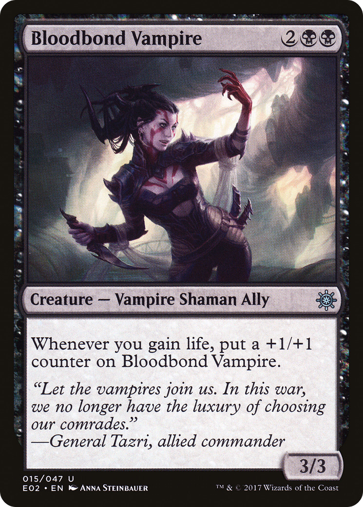 Bloodbond Vampire (E02-015) - Explorers of Ixalan - Premium MTG Single from Wizards of the Coast - Just $0.25! Shop now at Game Crave Tournament Store