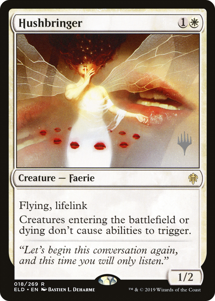 Hushbringer (PELD-18P) - Throne of Eldraine Promos Foil - Premium MTG Single from Wizards of the Coast - Just $2.58! Shop now at Game Crave Tournament Store