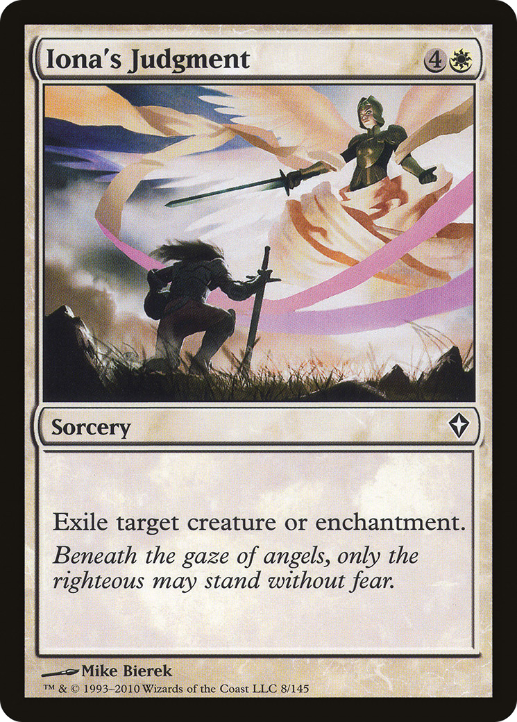 Iona's Judgment (WWK-008) - Worldwake Foil - Premium MTG Single from Wizards of the Coast - Just $0.08! Shop now at Game Crave Tournament Store