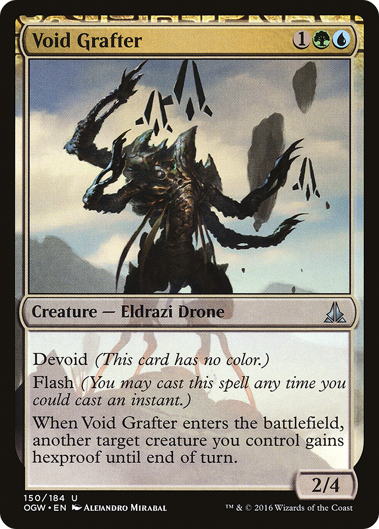 Void Grafter (OGW-150) - Oath of the Gatewatch: (devoid) - Premium MTG Single from Wizards of the Coast - Just $0.21! Shop now at Game Crave Tournament Store