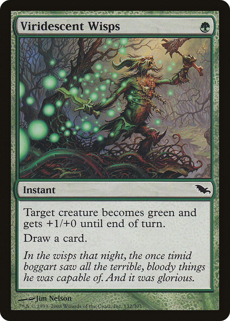 Viridescent Wisps (SHM-132) - Shadowmoor - Premium MTG Single from Wizards of the Coast - Just $0.08! Shop now at Game Crave Tournament Store