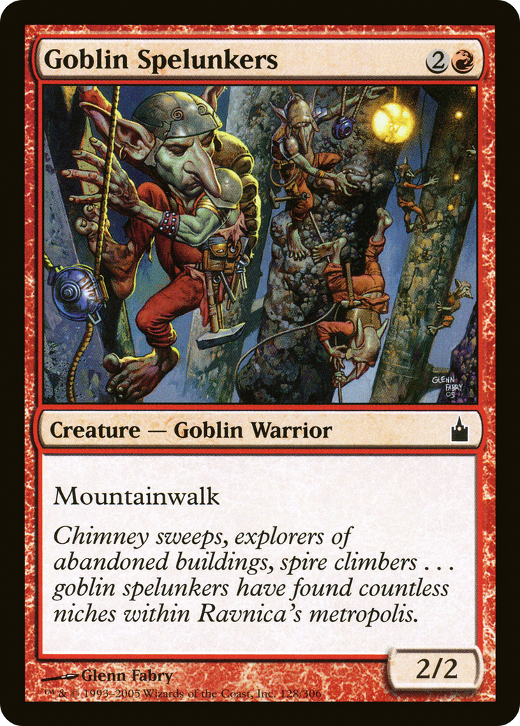Goblin Spelunkers (RAV-128) - Ravnica: City of Guilds - Premium MTG Single from Wizards of the Coast - Just $0.08! Shop now at Game Crave Tournament Store