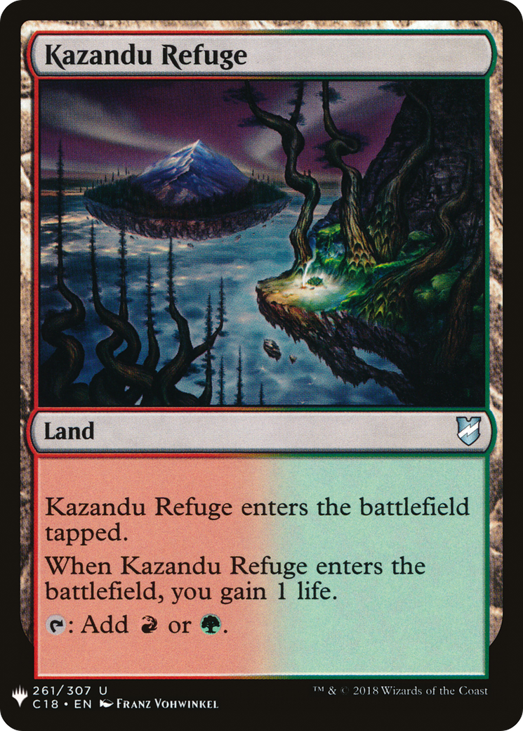 Kazandu Refuge (MB1-1678) - Mystery Booster - Premium MTG Single from Wizards of the Coast - Just $0.08! Shop now at Game Crave Tournament Store