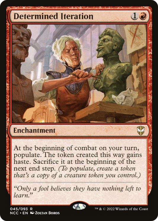 Determined Iteration (NCC-045) - New Capenna Commander - Premium MTG Single from Wizards of the Coast - Just $11.48! Shop now at Game Crave Tournament Store
