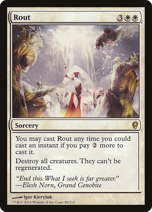 Rout (CNS-080) - Conspiracy - Premium MTG Single from Wizards of the Coast - Just $0.10! Shop now at Game Crave Tournament Store