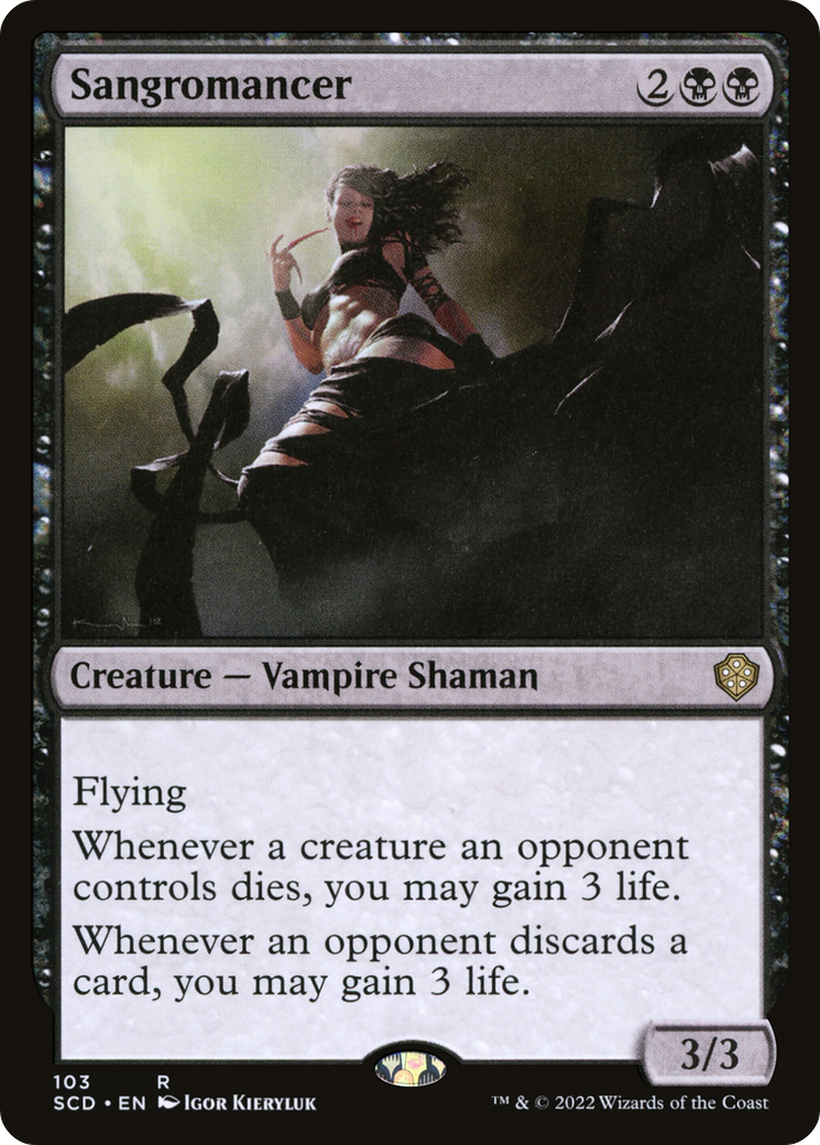 Sangromancer (SCD-103) - Starter Commander Decks - Premium MTG Single from Wizards of the Coast - Just $0.16! Shop now at Game Crave Tournament Store