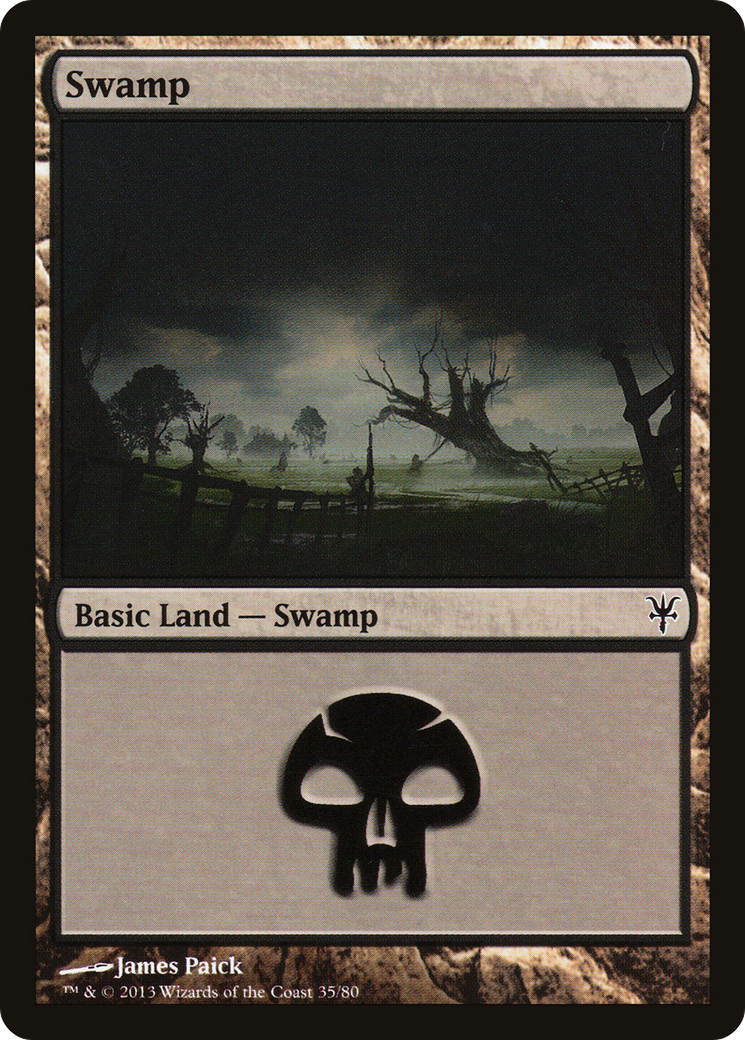 Swamp (DDK-035) - Duel Decks: Sorin vs. Tibalt - Premium MTG Single from Wizards of the Coast - Just $0.08! Shop now at Game Crave Tournament Store