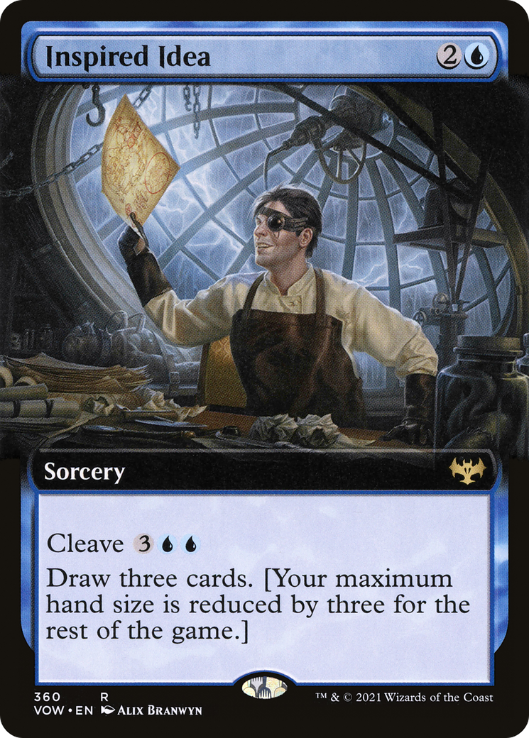 Inspired Idea (VOW-360) - Innistrad: Crimson Vow: (Extended Art) Foil - Premium MTG Single from Wizards of the Coast - Just $0.25! Shop now at Game Crave Tournament Store