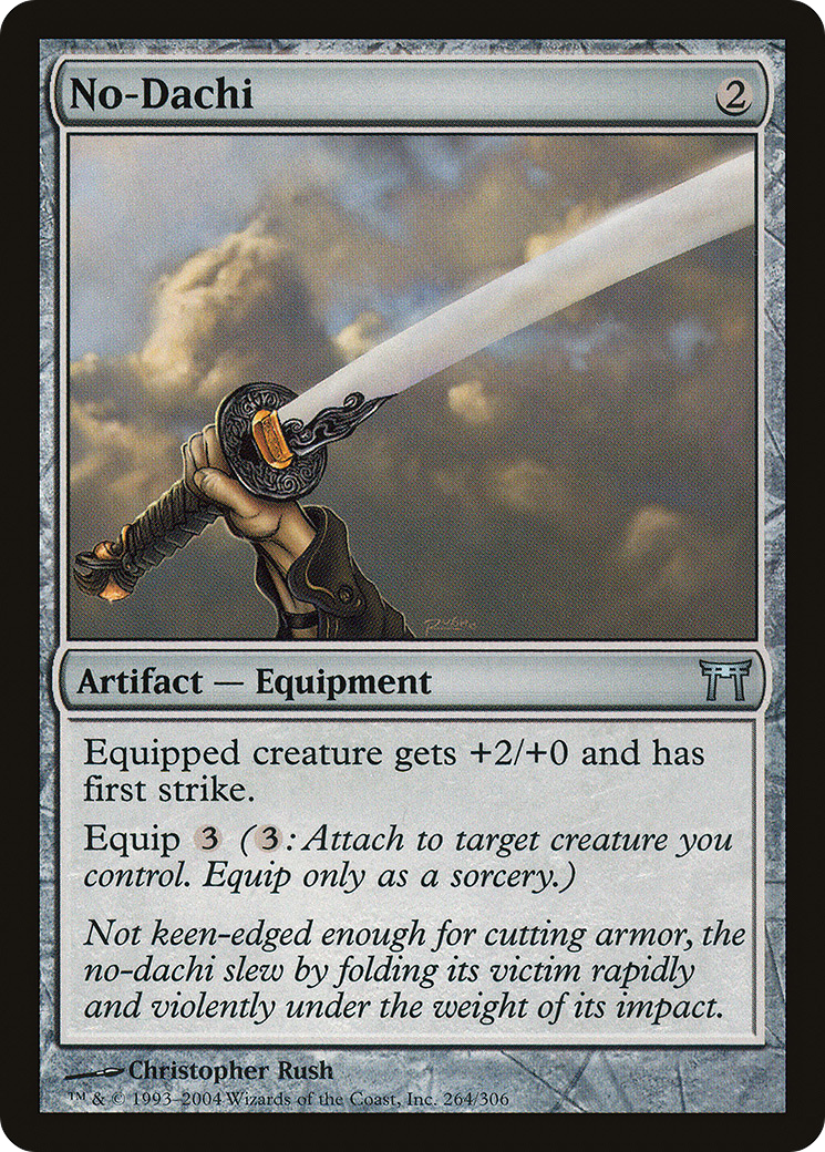 No-Dachi (CHK-264) - Champions of Kamigawa - Premium MTG Single from Wizards of the Coast - Just $0.25! Shop now at Game Crave Tournament Store