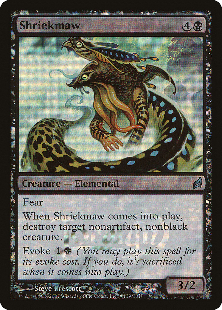 Shriekmaw (PLRW-139★) - Lorwyn Promos Foil - Premium MTG Single from Wizards of the Coast - Just $3.42! Shop now at Game Crave Tournament Store