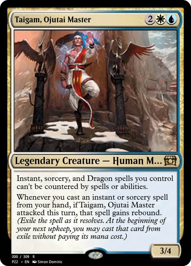 Taigam, Ojutai Master (PZ2-65739) - Treasure Chest Foil - Premium MTG Single from Wizards of the Coast - Just $0! Shop now at Game Crave Tournament Store